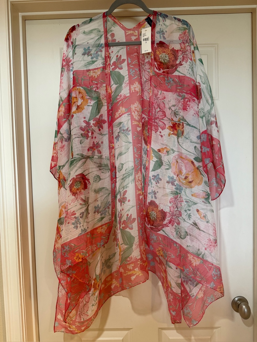 Floral Sheer Kimono Cover-Up NWT